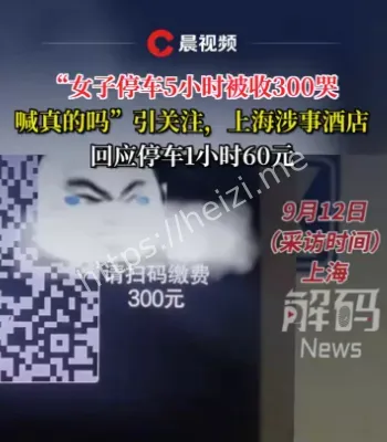 女子停车费300元吐槽